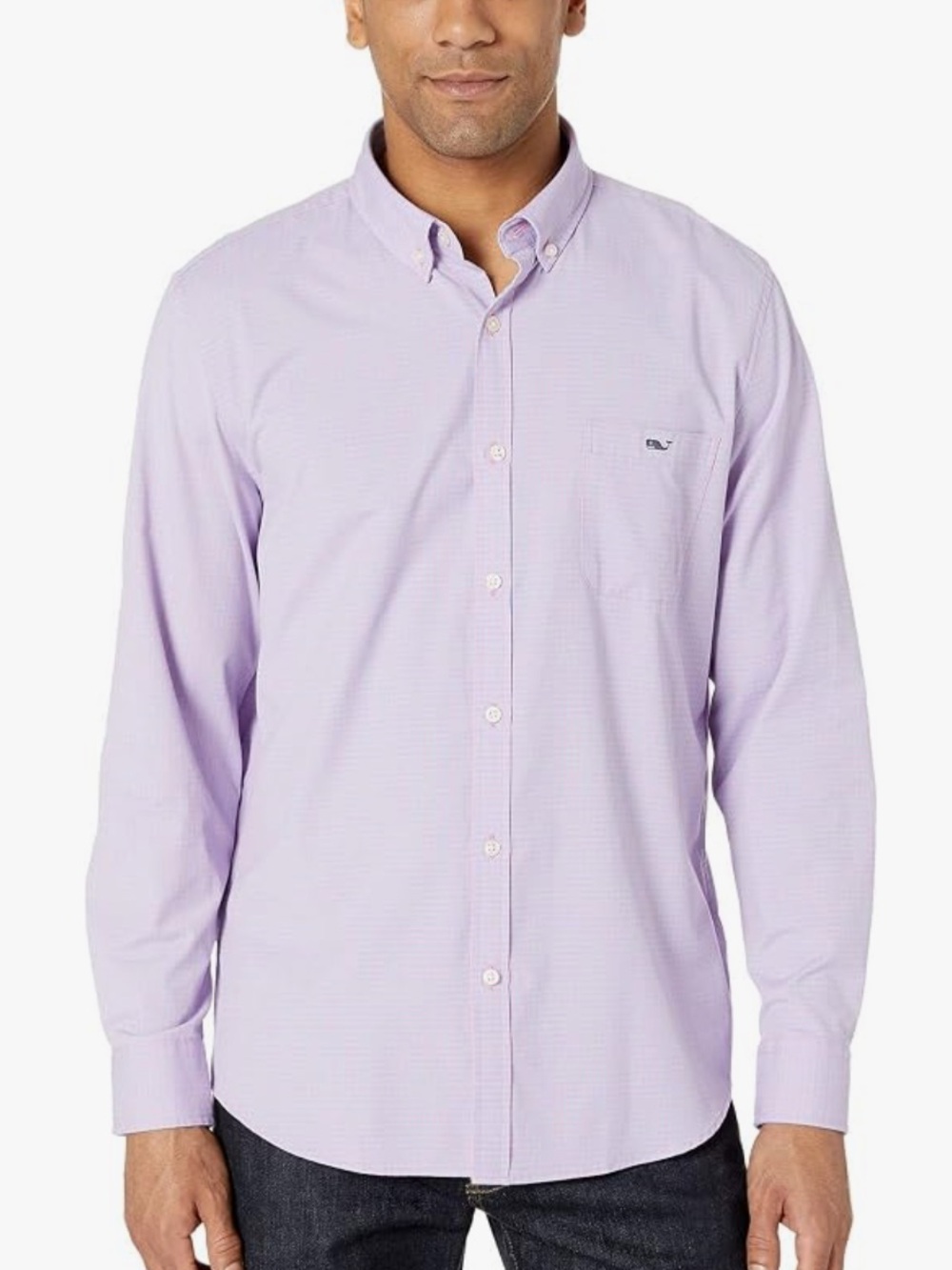 VINEYARD VINES Lemon Shark Slim Fit Cotton Candy Tucker Button-Down Shirt